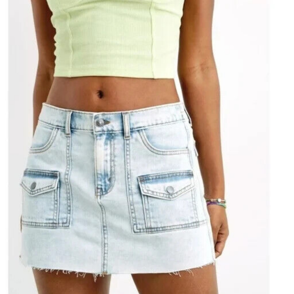 Aerie Cargo Micro Mini Skirt